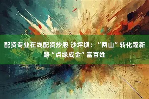 配资专业在线配资炒股 沙坪坝：“两山”转化蹚新路“点绿成金”富百姓